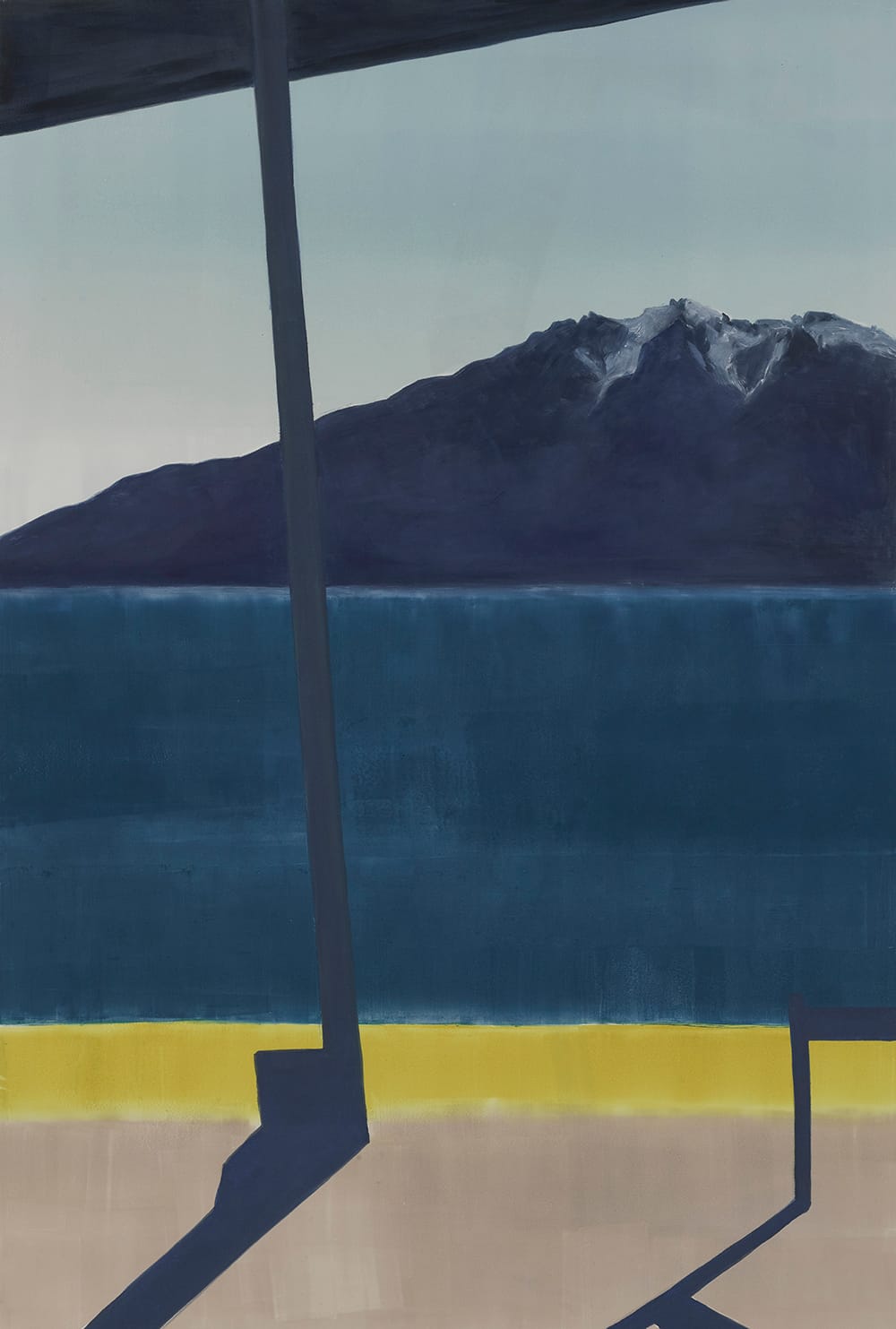 Le Quai, 2023, 111 x 76 cm