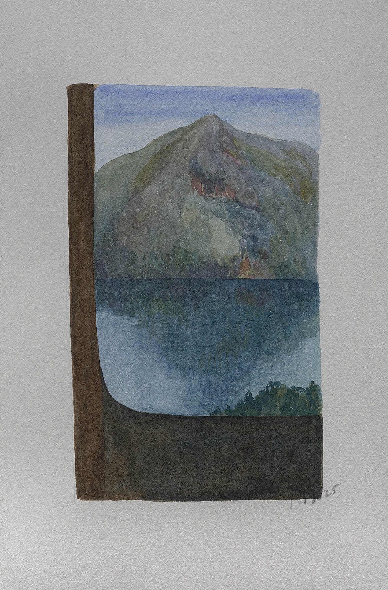 Aquarelle 25 x 16 cm
