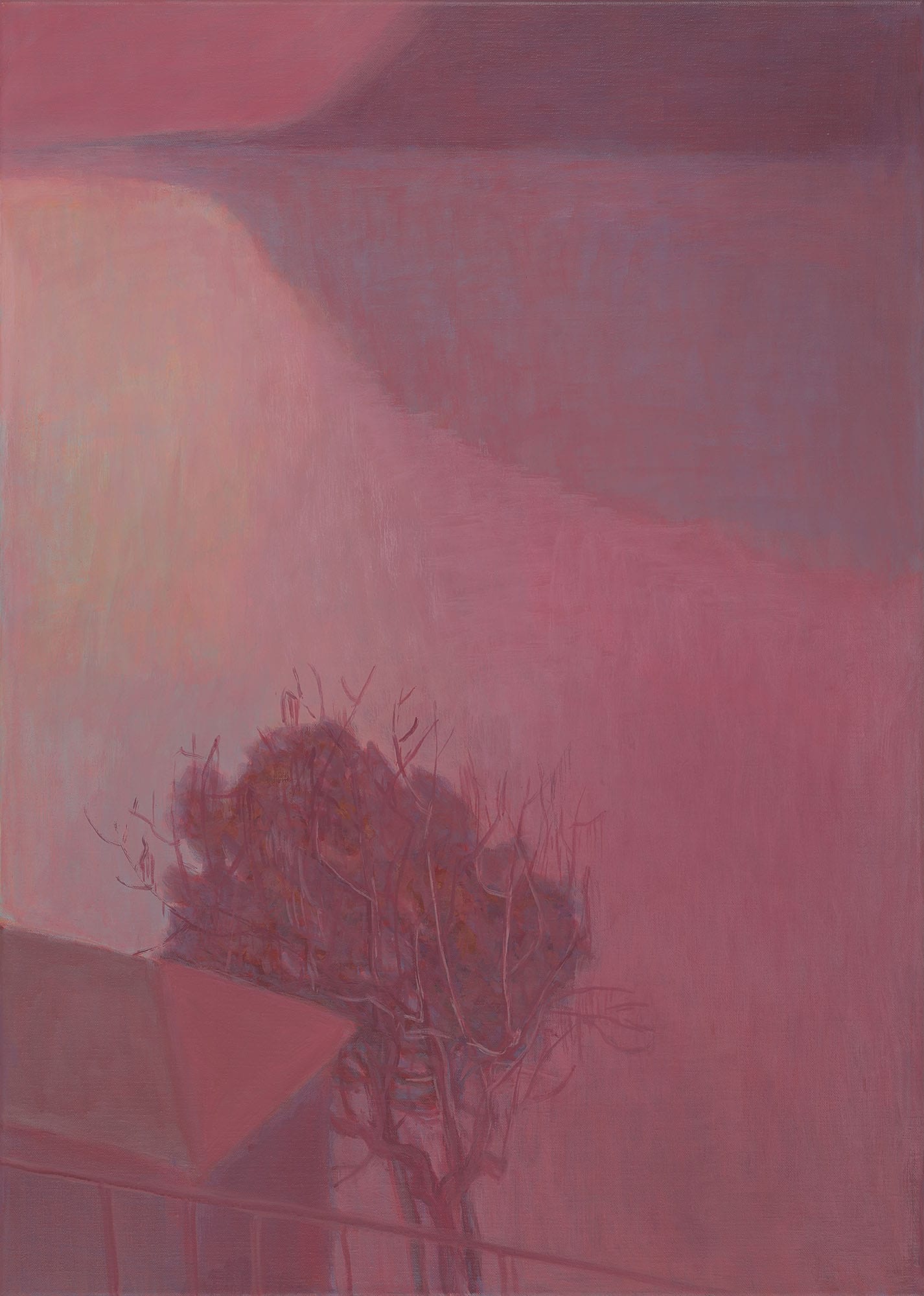 Le crépuscule, 2025, 70 x 50 cm